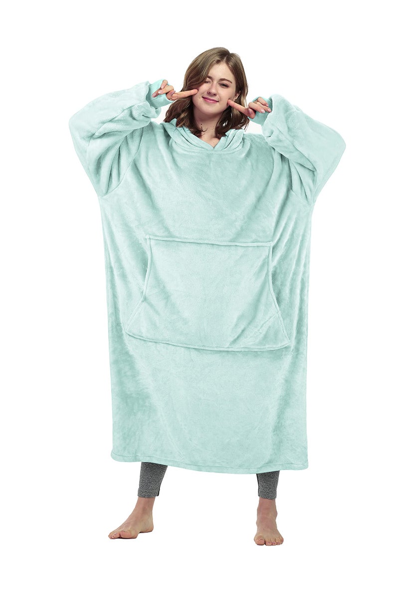 Catalonia Catalonia Full Body Oversized Blanket Hoodie Sweatshirt  Extra Long Wearable Fleece Pullover  Gift for Adult Men Women Wife Girlfriend  - Image 1