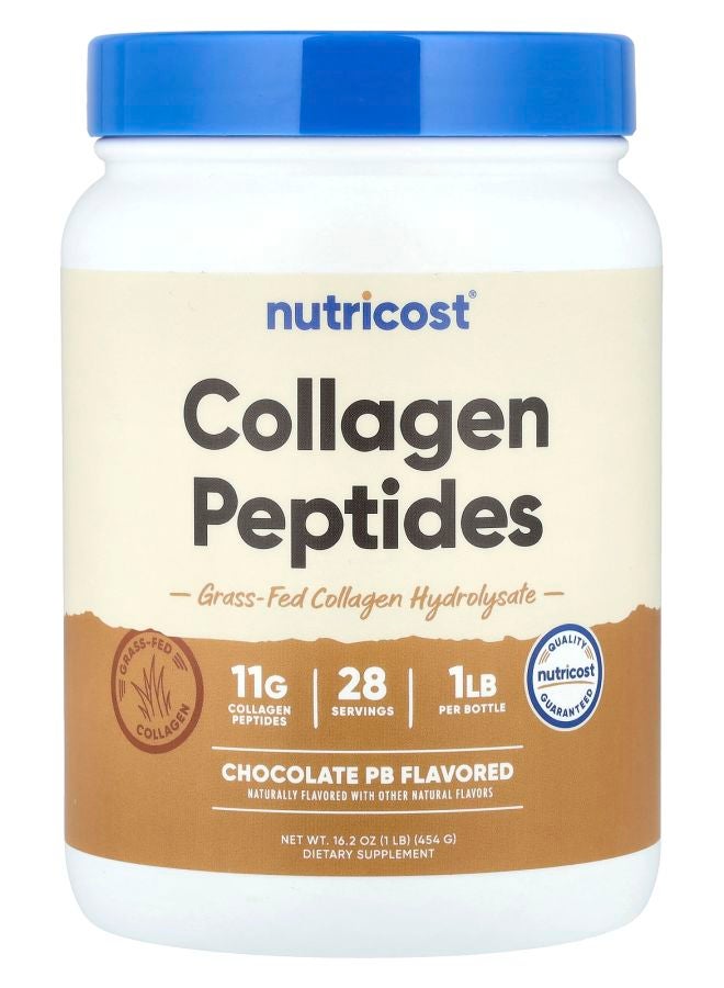 Nutricost Collagen Peptides Chocolate PB 16.2 oz (454 g)