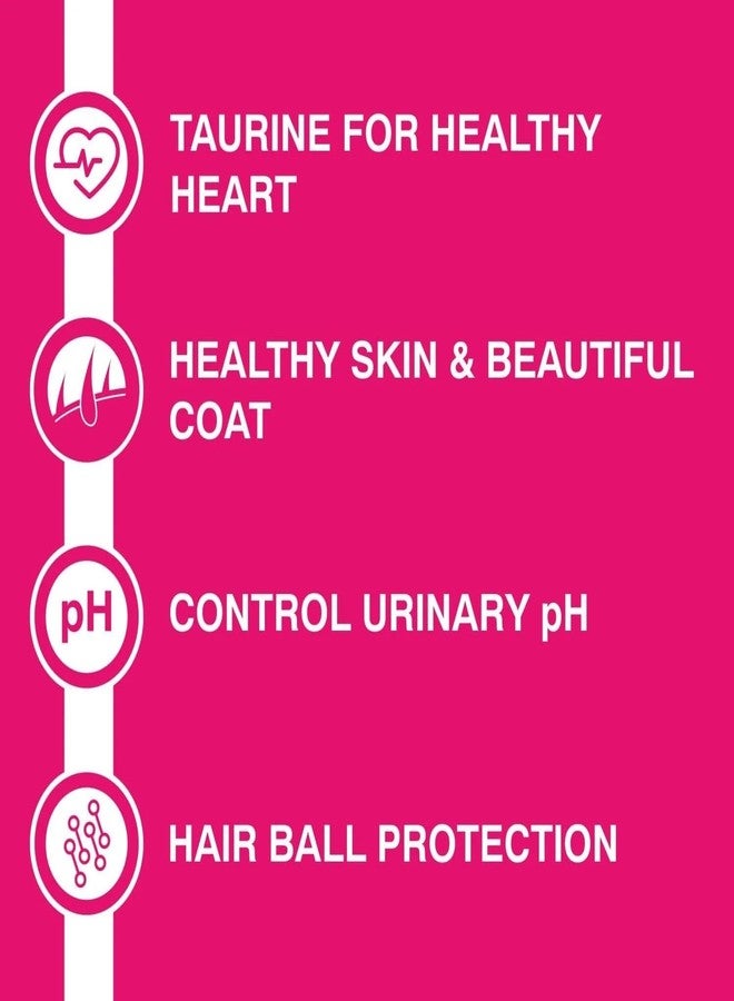 Purepet Adult Dry Cat Food 1 kg Pack | Tuna & Salmon Flavour | Hair Ball Protection | Heart Care | Skin Health | Taurine for Healthy Heart - Image 3
