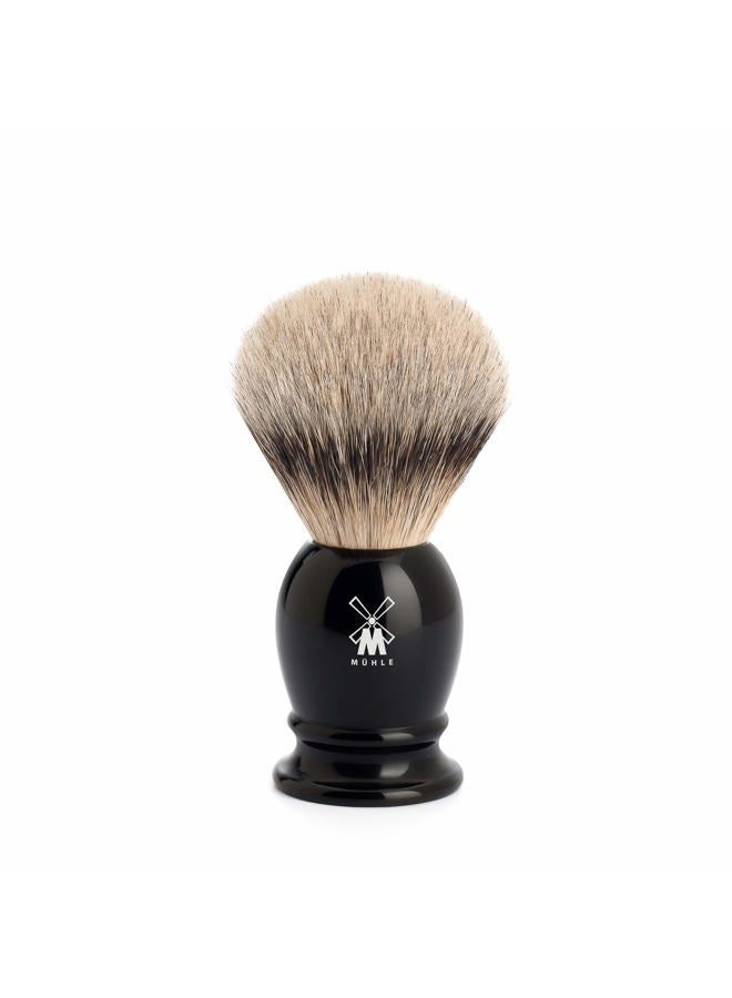 M MÜHLE فرشاة حلاقة فاخرة من شعر ثعلب الفضة الكلاسيكية - Image 1