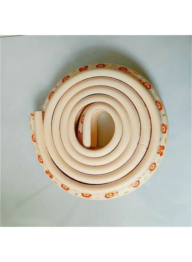 Beige Cloud Shaped Anti Collision Rubber Strip 7874 Inch Long For Kitchen Safety - Image 1