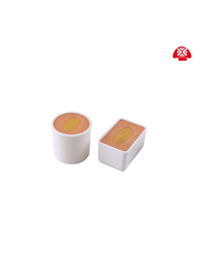 112 Dollhouse Miniature Tissue Box Ob11 Gsc Small Cloth Scaled Drawing Box Model Toy/castle Villa Playset-Color:12 Points Tissue Box  - Image 1