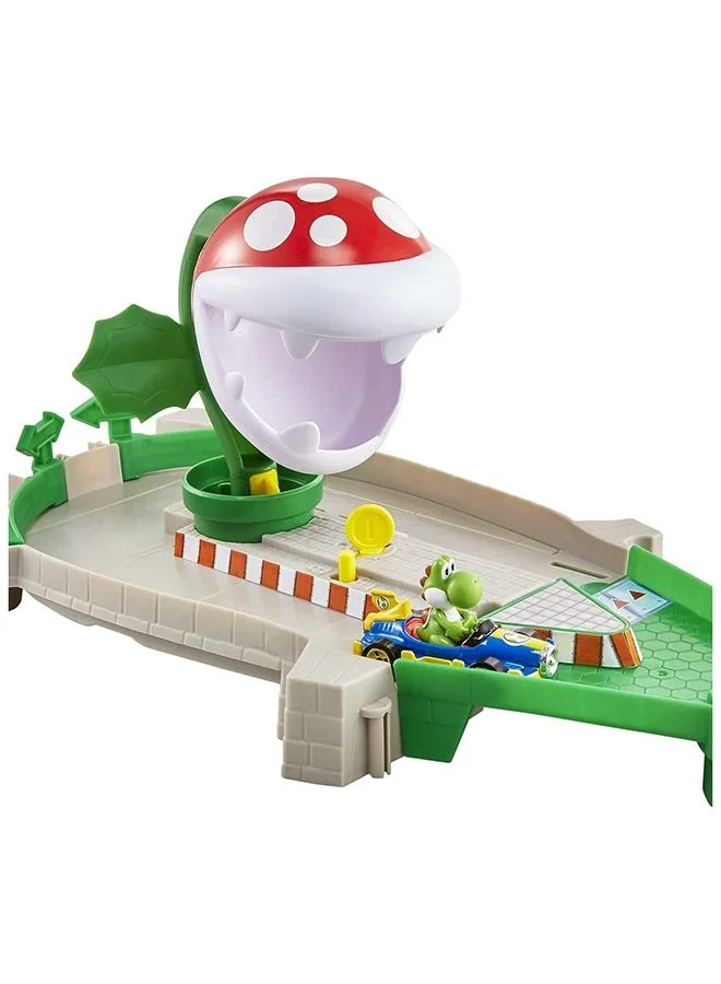 Hot Wheels Hw Mario Kart Levels Track Set Piranha