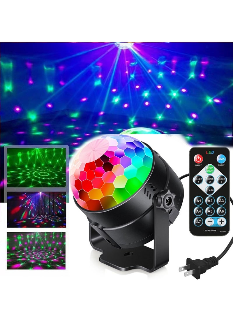 YOUGE Disco Ball Light,Party Disco Strobe Ocean Star Projector Dj Dance Light Sound Activated with Remote Control Stage Rave for Parties Birthday Wedding KTV Christmas Halloween Dancing Décor - Image 1