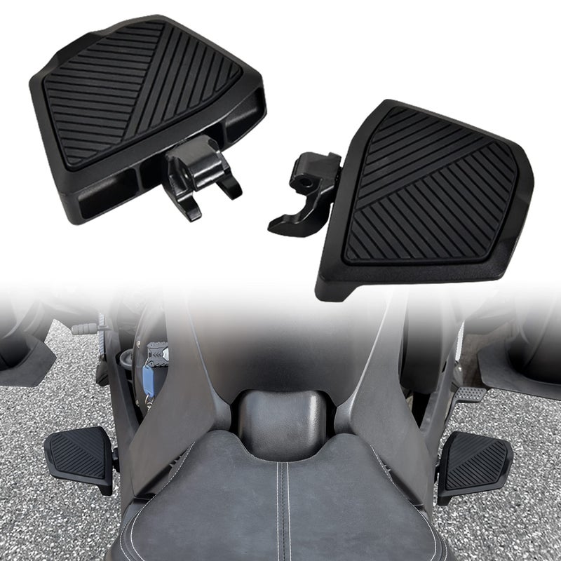 KATIMOTO Wider Larger Extended Brake Pedal for Can Am Ryker Brake Foot Rest Brake Peg Pedal Broaden Driver Board Footboards for CanAm Ryker All Models Accessories 2PCS