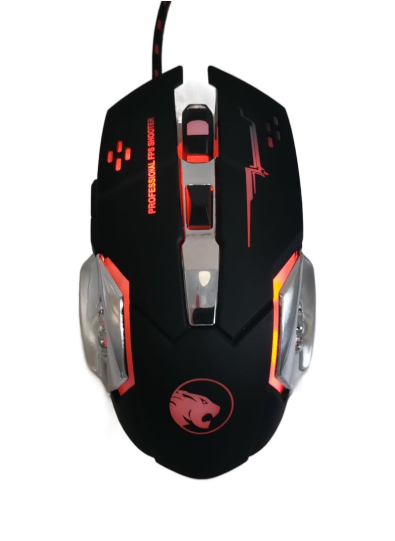 Generic - Cool Lighting Effects USB Wried Gaming Mouse - Image 1