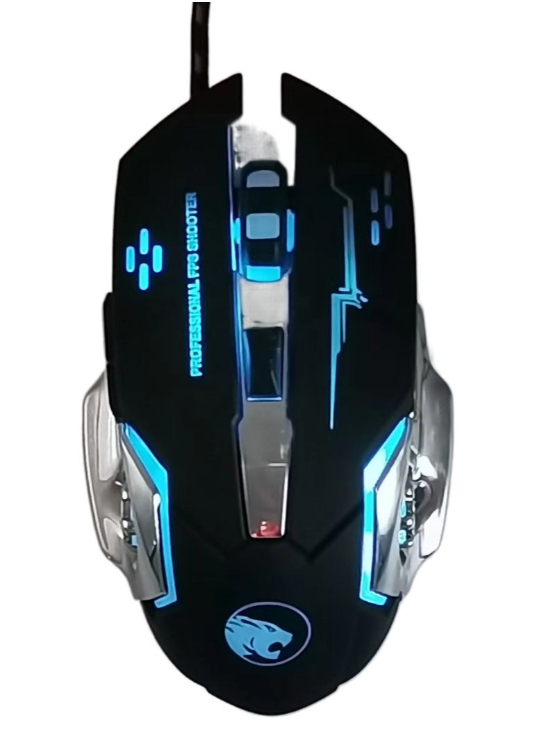 Generic - Cool Lighting Effects USB Wried Gaming Mouse - Image 1