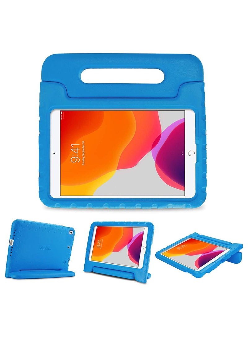 Procases Kids Case for iPad 10.2 inch 9th 2021/ 8th 2020/ 7th 2019/ iPad Air 10.5" 2019/ iPad Pro 10.5, Shockproof Convertible Handle Stand Cover Light Weight Kids Friendly Case for iPad 9/8/7 -Blue - Image 1