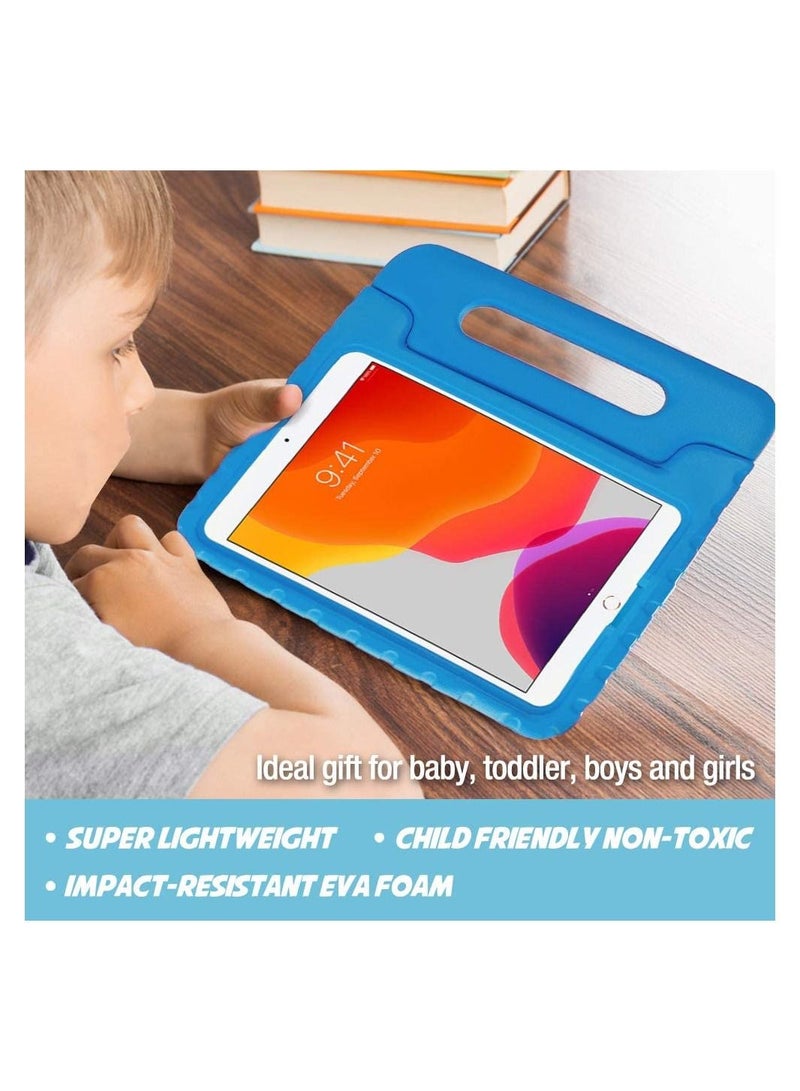 Procases Kids Case for iPad 10.2 inch 9th 2021/ 8th 2020/ 7th 2019/ iPad Air 10.5" 2019/ iPad Pro 10.5, Shockproof Convertible Handle Stand Cover Light Weight Kids Friendly Case for iPad 9/8/7 -Blue - Image 4