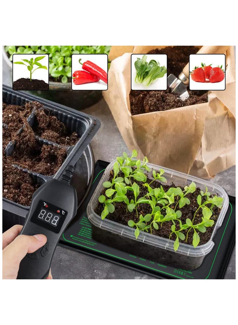 general Digital Temperature Control Seedling Heating Pad Plant Flower Seedling Breeding Heat Pad with UK Plug - Image 3