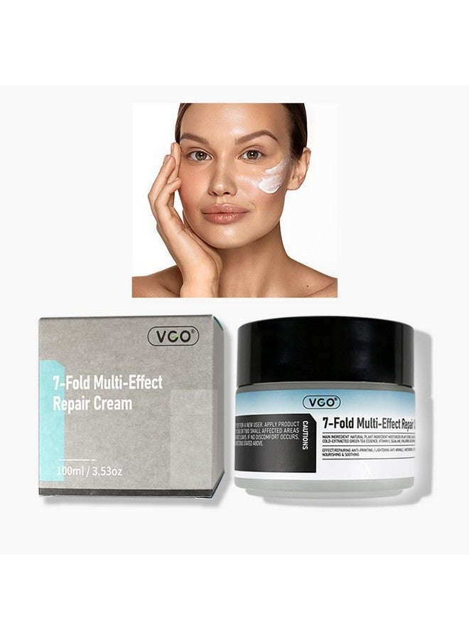 VGO Moisturizer Face Cream, 7-Fold Multi-Effect Repair Facial Cream, Daily Repair Moisturizer for Body and Face - Perfect for Every Skin Type 100ml / 3.53oz - Image 1