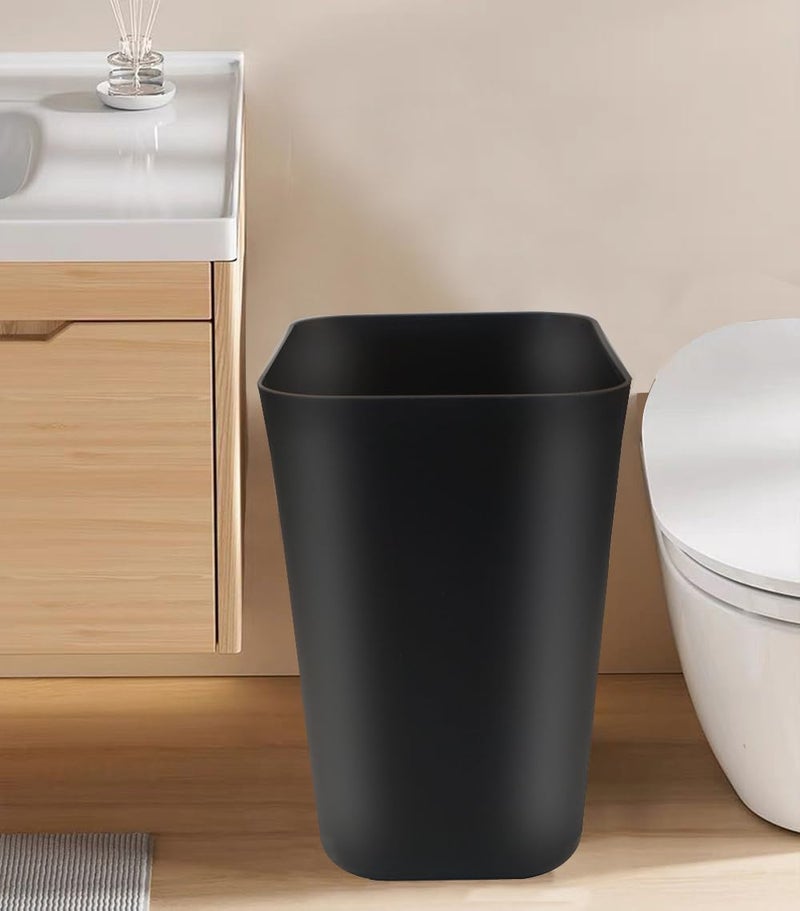 Feiupe 3.6 Gallon Small Trash Can Wastebasket for Kitchen Office Bathroom (3.6 Gallon(2 Pack), Black) - Image 4