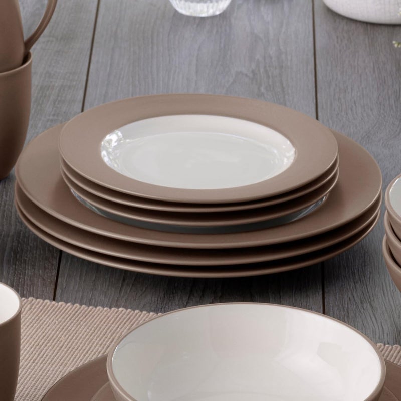 Noritake Noritake Colorwave Clay Set of 4 Rim Dinner Plates 11  - Image 4