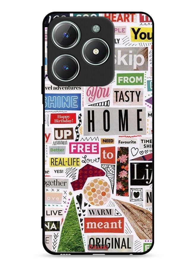 Tolwak Realme C63 4G Protective Case Cover Meant Original Stickers - Image 1