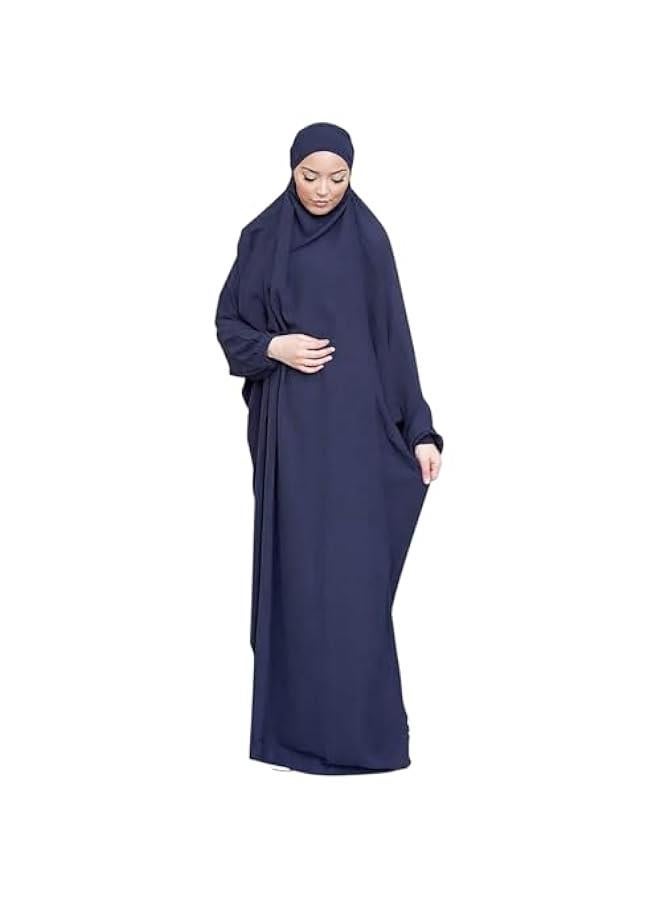 Arabest Women Long Sleeve Abaya Muslim Prayer Dress One Piece Arab Islamic Clothes Hooded Maxi Dress - Image 3