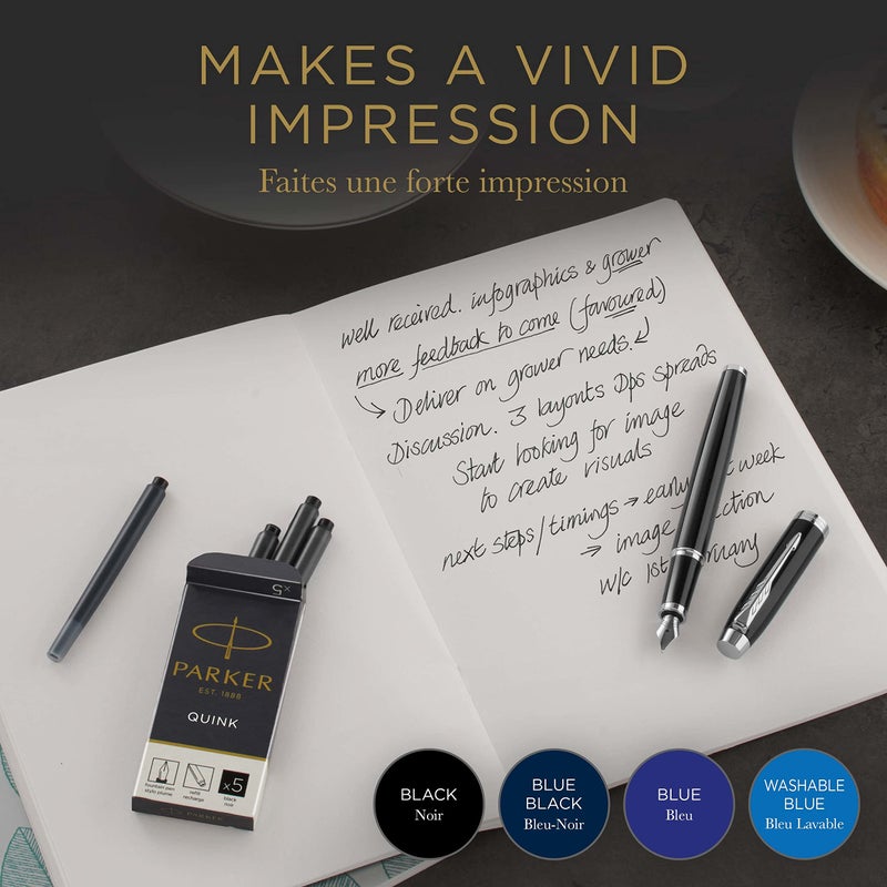 PARKER عبوة إعادة تعبئة قلم حبر سائل باركر 1950382 مكونة من 5 قطع - Image 4