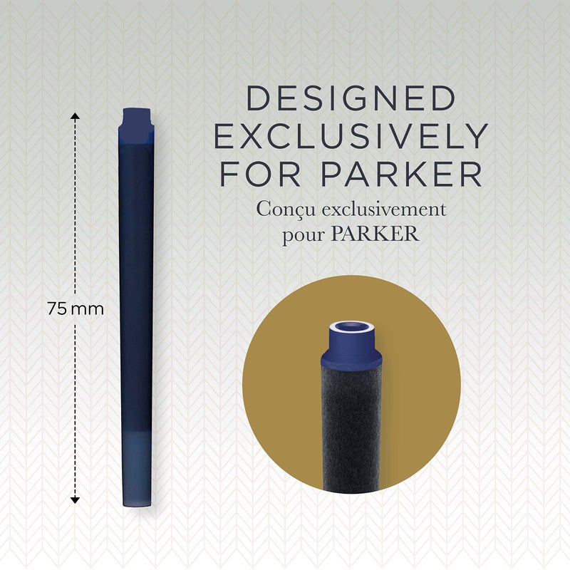 PARKER عبوة إعادة تعبئة قلم حبر سائل باركر 1950382 مكونة من 5 قطع - Image 3
