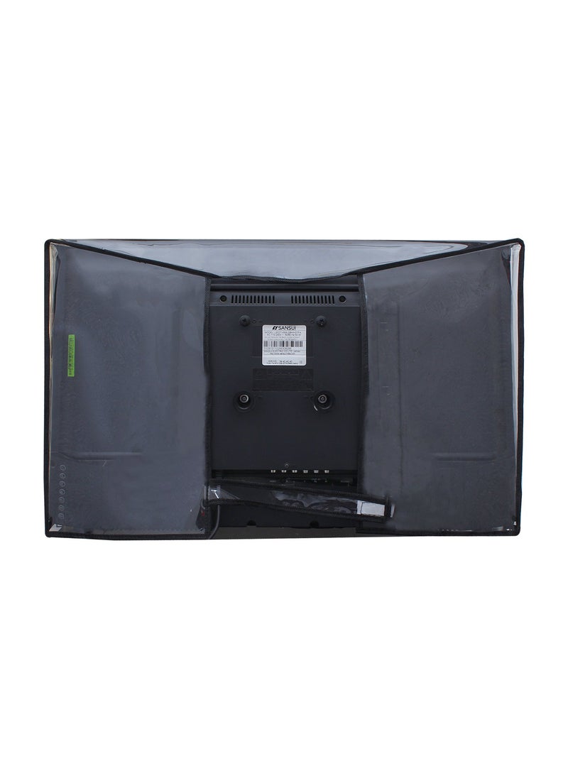 Lithara Lithara Waterproof PVC LEDLCD Television Cover for Videocon 1093 cm 43 inches VNB43Q519SA 4K Stainless Steel Zip Lock Transparent  - Image 4