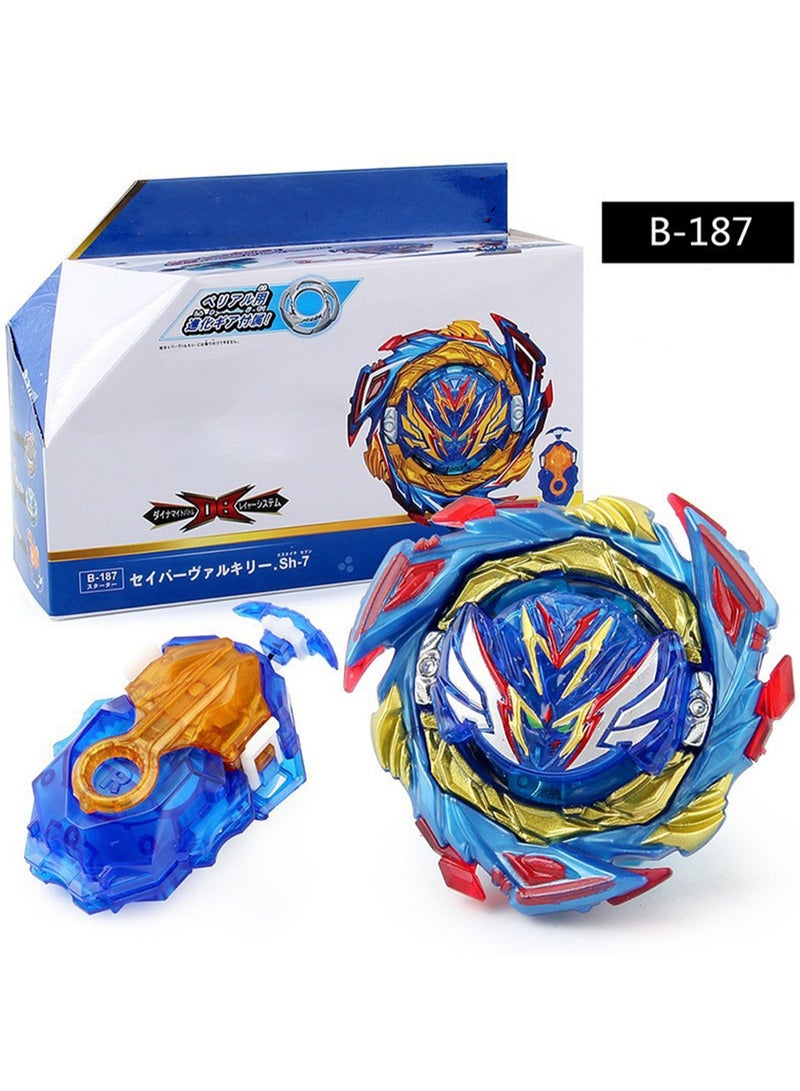 Beyblade Toy Boxed Battle Beyblade With Launcher Beyblade Toy (Fire/B187 box) 