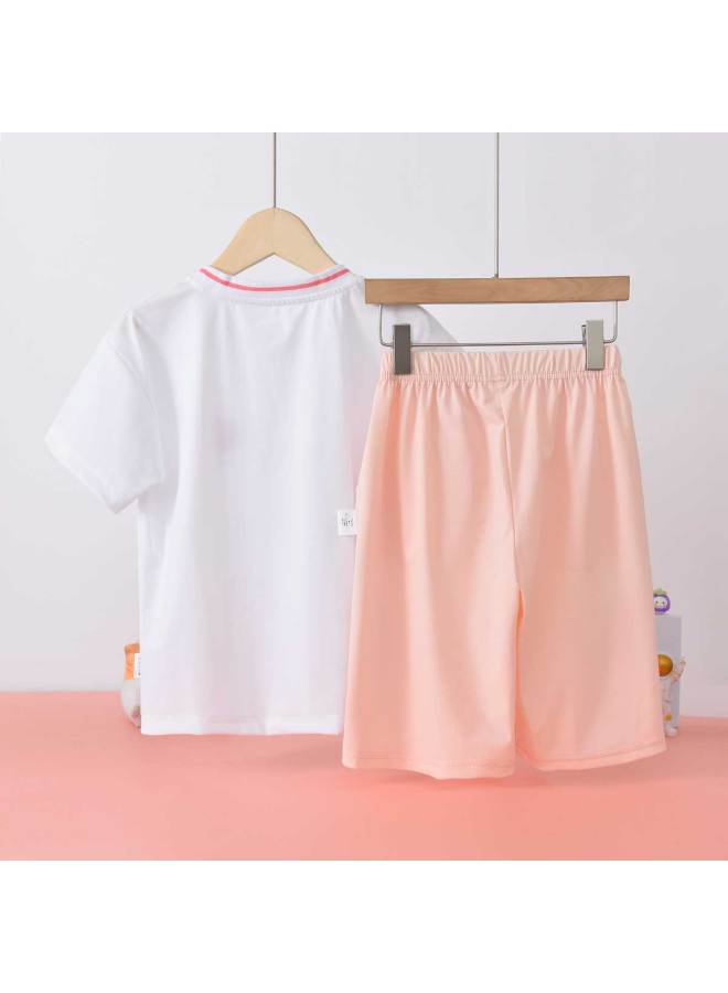 Bornbay summer Girls' Kids' Breathable Outfit - High Elasticity Sporty Casual Set - Image 3