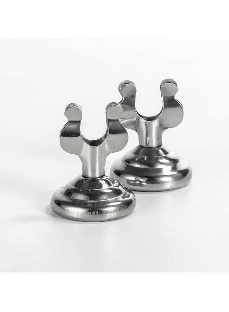 Bluejw Table Number Metal Holders Chrome Place Card Holder, Table Number Stands, Table Sign Holders, Chrome Table Card Holder Stand For Photos, Food Signs, Birthdays, Weddings, Restaurant - Image 2