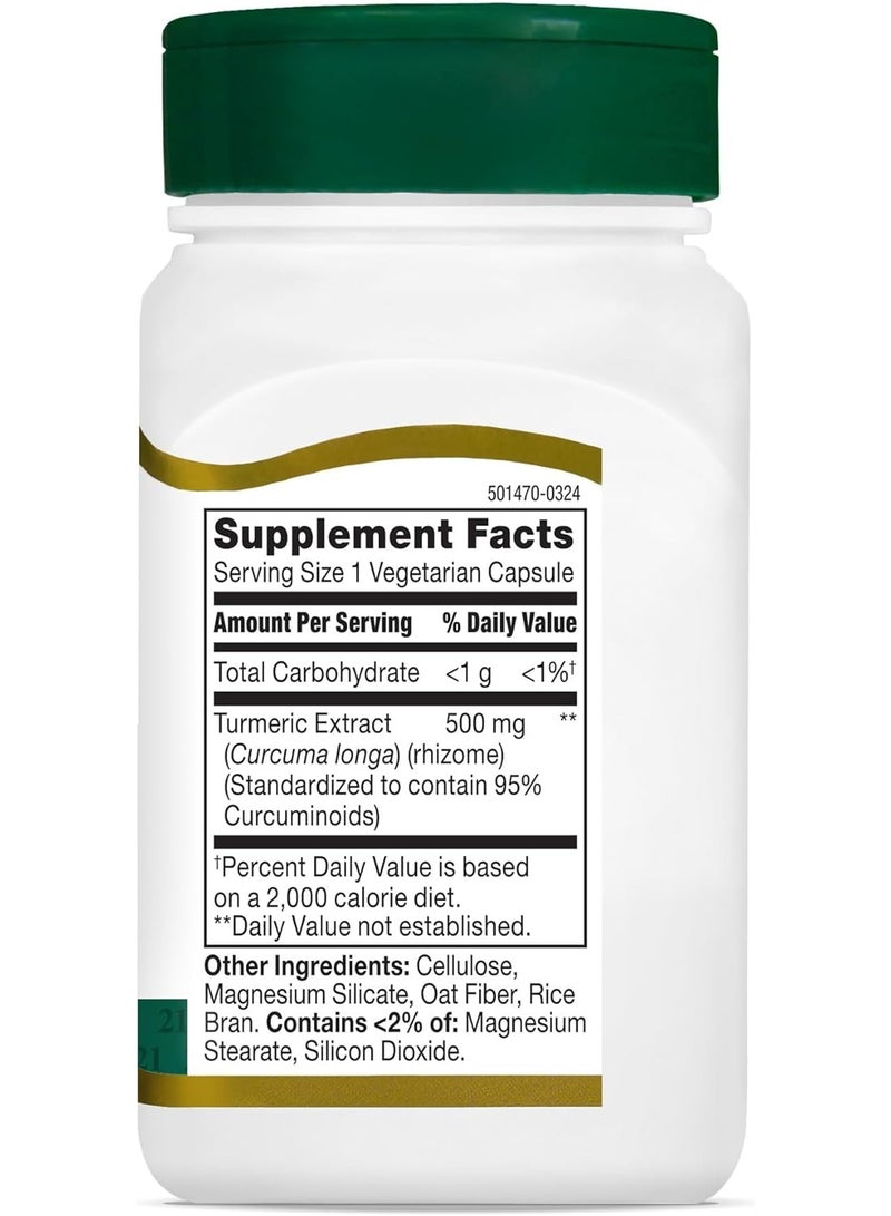 21st Century Vitamins Curcumin 95 Herbal Supplements, 45 Count - Image 2