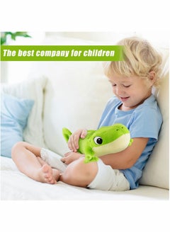 Y&D Chameleon Plush Toy, Stuffed Animal 11.8 Inches Green Large Cute Super Soft Cuddly Pillow Cushion Plushies Stuff Dolls Toy Gift for Boys and Girls Party Festival Supplies  - Image 2