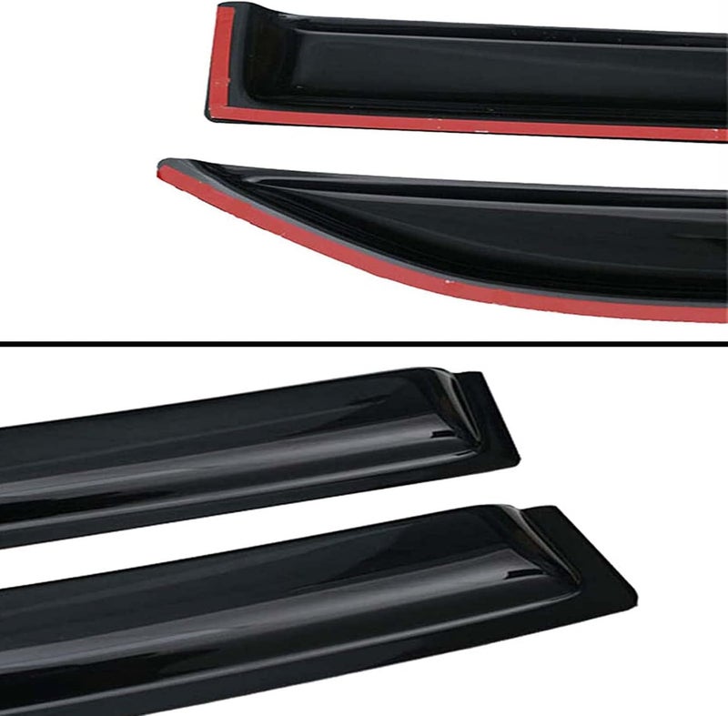 SEBLAFF 4PCS Side Window Visor Vent Rain Guards for 2011-2020 Charger - Image 5