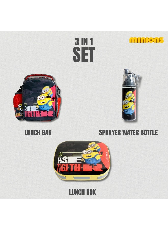 Universal Minions Team Fix It 3-In-1 Smash Lunch Bag, Water Bottle And Lunch Box Set - Image 3