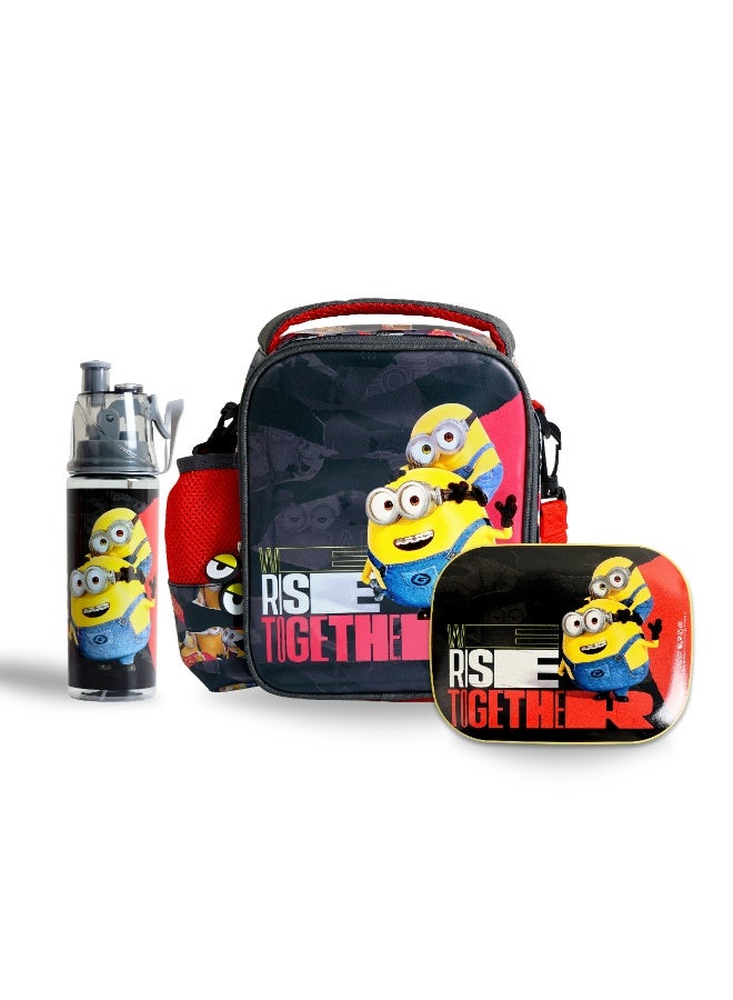 Universal Minions Team Fix It 3-In-1 Smash Lunch Bag, Water Bottle And Lunch Box Set - Image 1