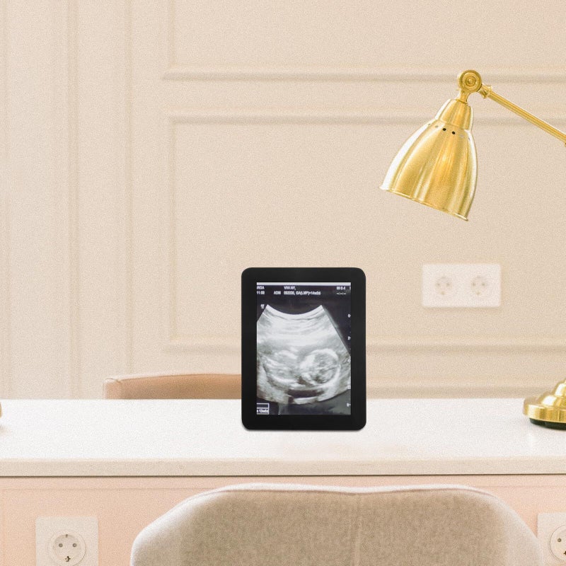 Wooden Sonogram Frame Holder 12.8x17.8cm Keepsake For Baby Nursery - Image 5