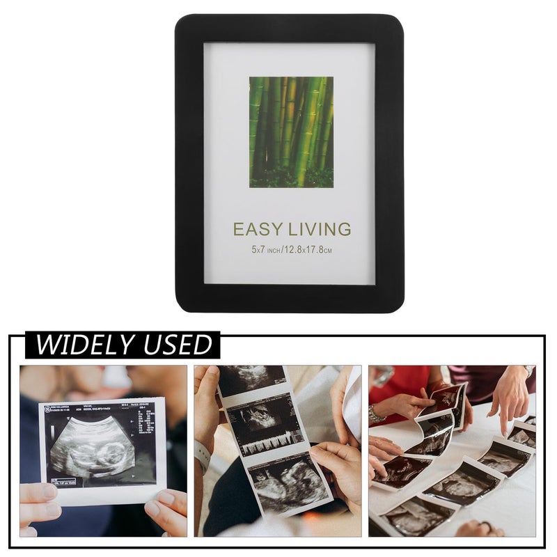 Wooden Sonogram Frame Holder 12.8x17.8cm Keepsake For Baby Nursery - Image 4