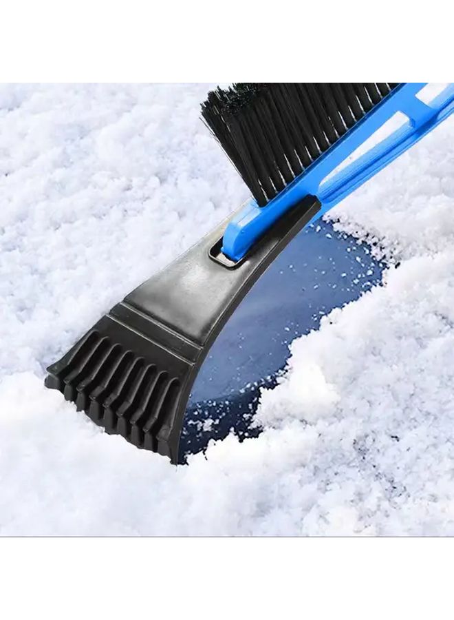 Red Multi Functional Snow Shovel with Detachable Brush Ice Defrosting Tool for Car - Image 5
