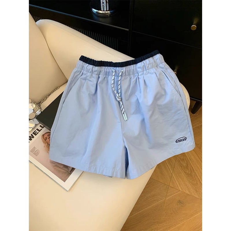 Women's Summer Drawstring Loose Casual Shorts - Image 1