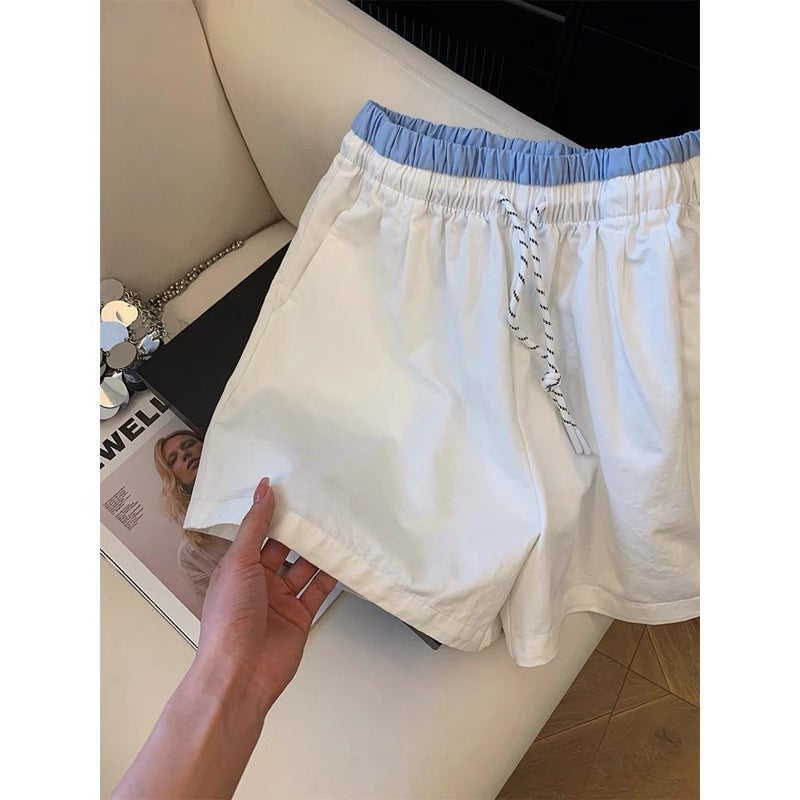 Women's Summer Drawstring Loose Casual Shorts - Image 4
