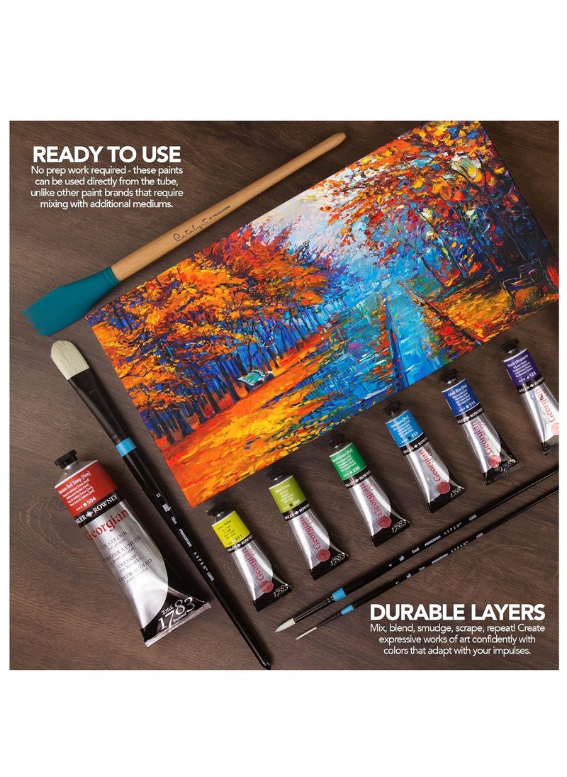 Daler Rowney Georgian Oil Colour Tube 38ml Content Rose Madder  - Image 4