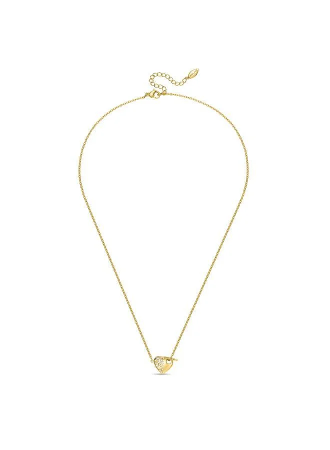 POLICE Heartstone Crystal Chain Necklace