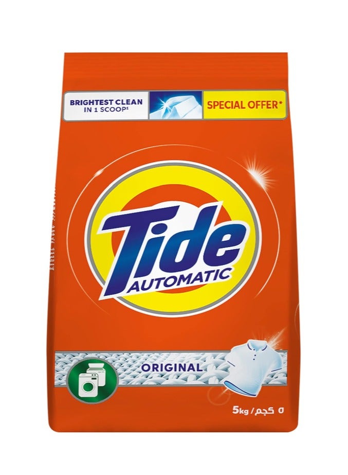 Tide Fast Action Laundry Detergent Powder 5kg - Image 1