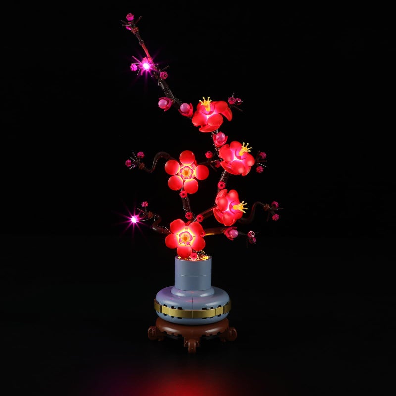 BRIKSMAX Light Kit for Plum Blossom - LED Lighting Compatible with Lego Icons Botanical 10369 Building Set - Image 1
