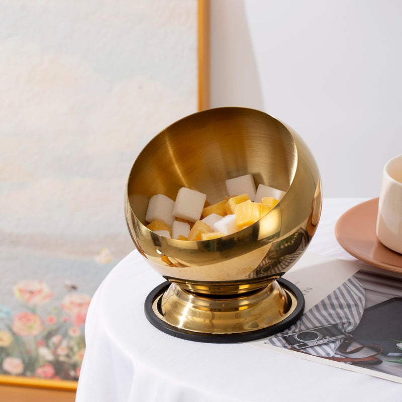 CM CHIC MONDAY Candy Bowl, Candy Dispenser with Base, Candy Dish for Office Desk, Valentine Candy Dish Sugar Bowl (7.08H'') - Image 3