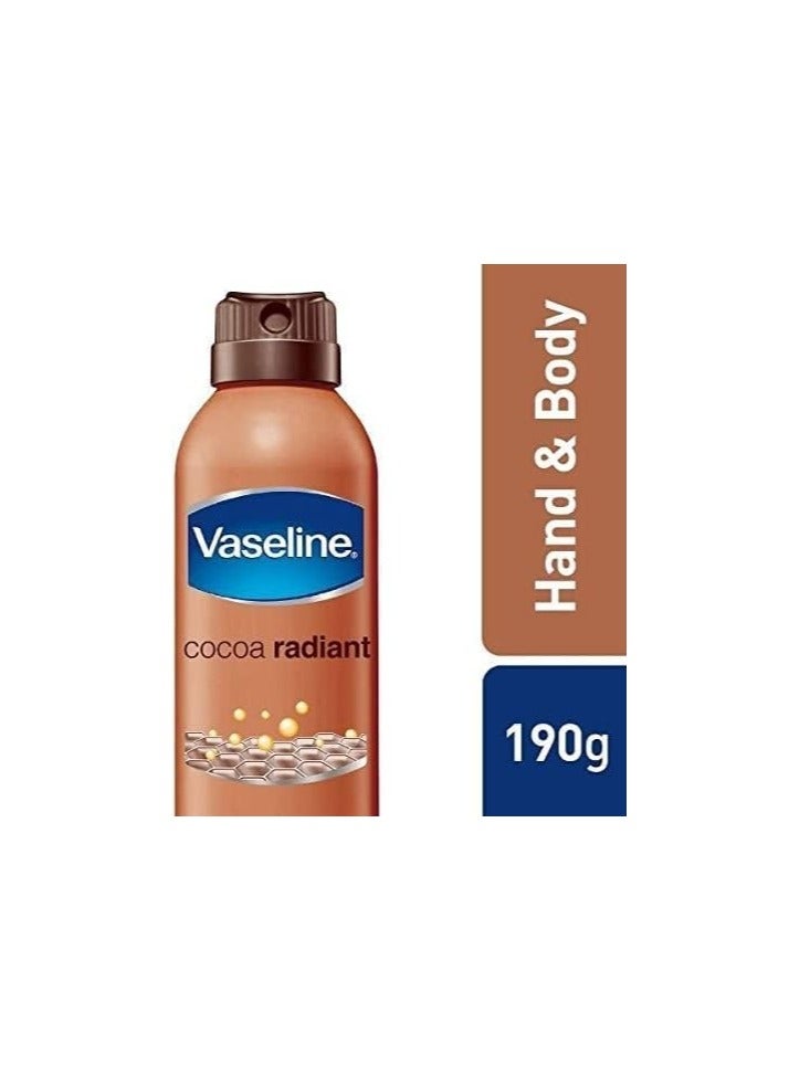 Vaseline Body Spray Cocoa Radiant, 190g - Image 2