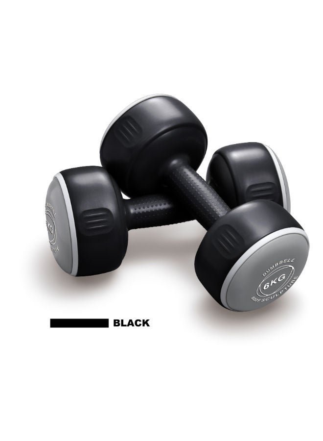 Vinyl Dumbbells-12KG