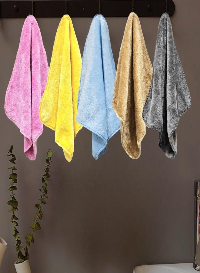 First Kick Microfiber Coral Fleece Baby Face Towels, Soft and Absorbent Wash Clothes for Newborns, Infants and Toddlers, Gentle on Delicate Skin for Face Hands and Body, 10x10 Inch (10 Pcs) - Image 2