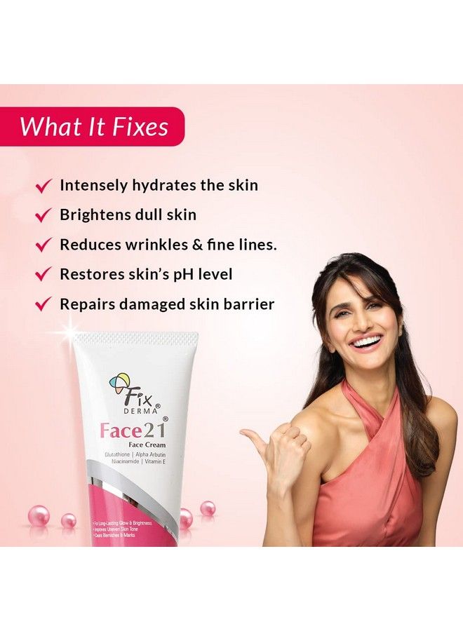 FIXDERMA كريم نياسيناميد 2% للوجه 21 كريم؛ كريم نياسيناميد للوجه؛ كريم مضاد للشيخوخة للنساء؛ كريم نهاري وليلي للنساء كريم مرطب يقلل التجاعيد والخطوط الدقيقة 50 جم - Image 5