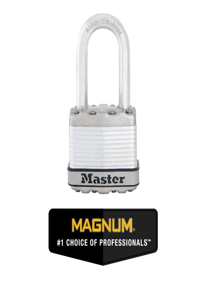 Master Lock M1XTLF Magnum Heavy Duty Padlock with Key, 2 Pack Keyed-Alike - Image 2