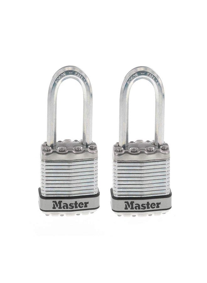 Master Lock M1XTLF Magnum Heavy Duty Padlock with Key, 2 Pack Keyed-Alike - Image 1