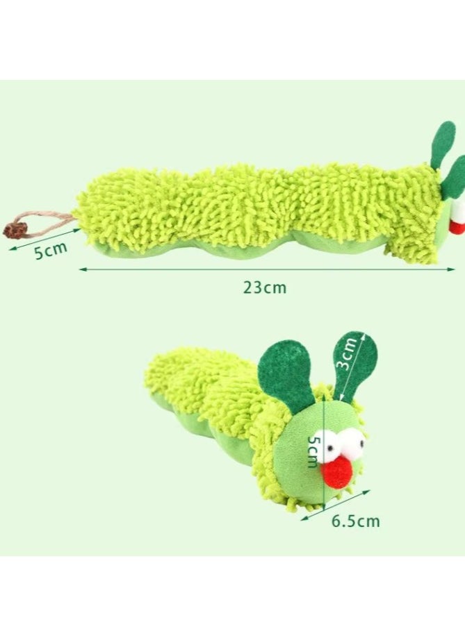 Catnip Toys for Cats, Interactive Plush Chew Toy, Soft and Durable Catnip Toy for Kittens, Soft Pet Toy (Silkworm)