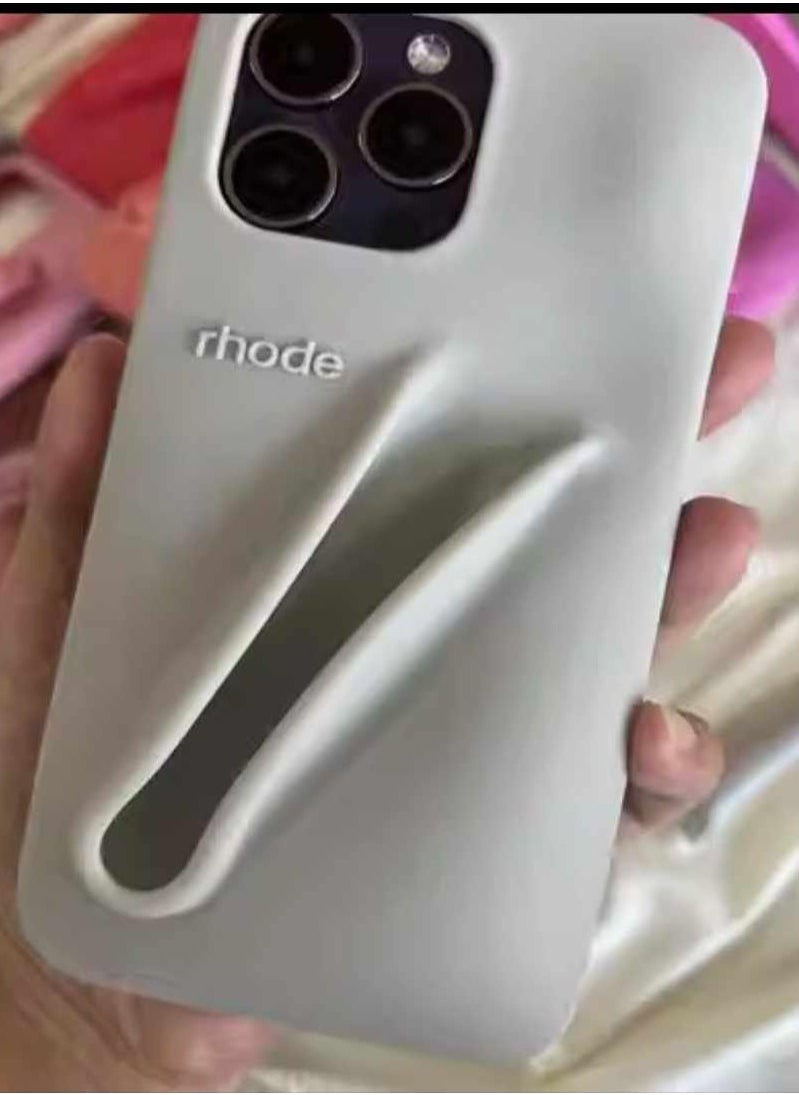 Cell phone case i phone 1514 13  grey  color
