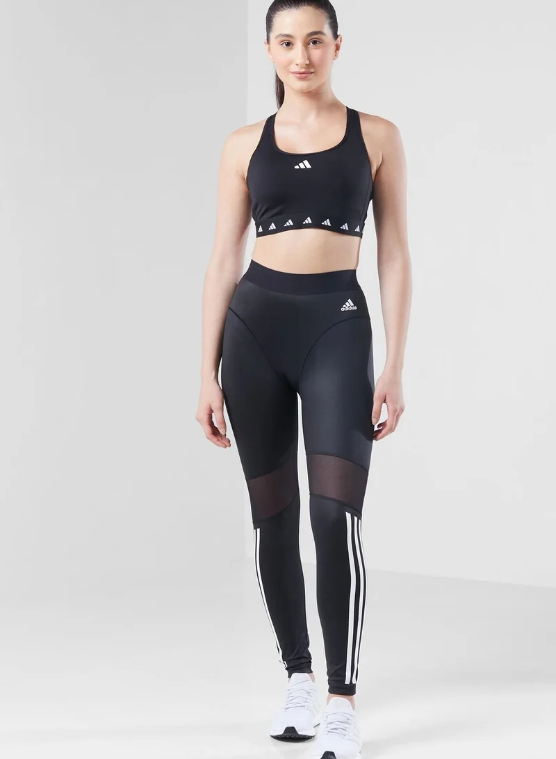 Adidas Pwr Ms Tf Black Training Bra 2XSC