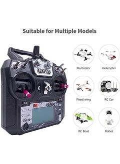 Flysky Flysky Fs-I6X 10Ch 2.4Ghz Rc Transmitter Controller with Ia6B Receiver Upgrade Cable for Rc Boat Racing Drone  - Image 5